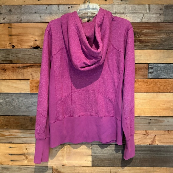 Zella Moon Dust Hooded Zip Front Jacket Hoodie Pink/Purple, L - Picture 7 of 13